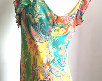 Vestido de verano Ralph Lauren vintage talla S/Metro