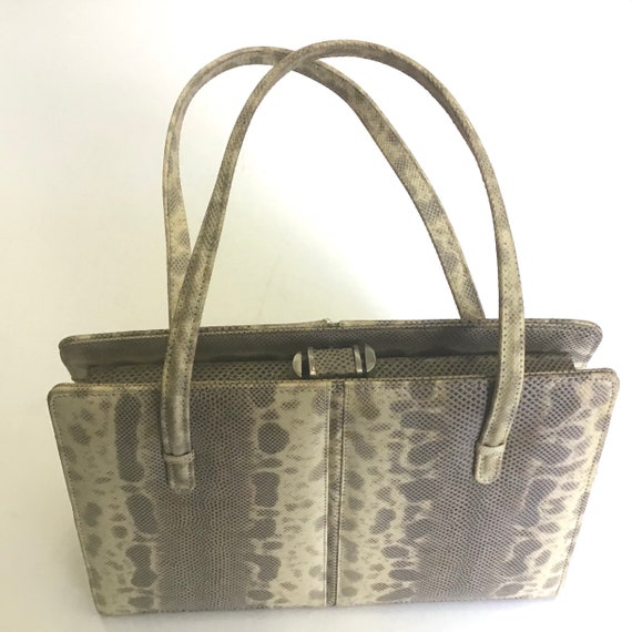 Vintage Lizard Shenkel Bag 50s