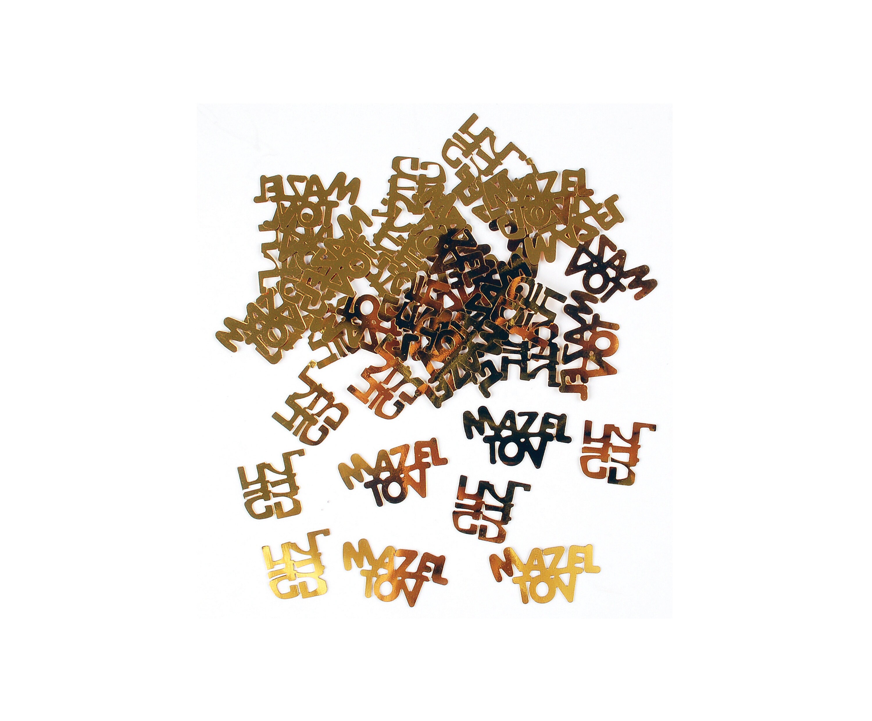Mazel Tov Tischkonfetti Gold - 14g Goldfolie Für Hochzeiten & Feiern