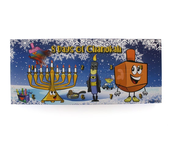 Chanukah Advent Calendar, 8 Days of Chanukagh, Eight Days of Hanukkah - Etsy