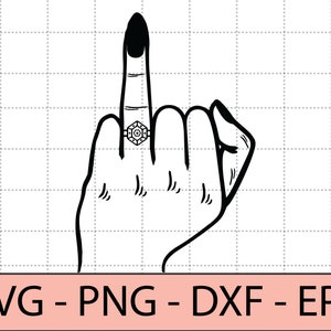 結婚指輪の指の SVG、婚約指輪の SVG、結婚指輪の指の SVG、花嫁の指輪 - DXF、PNG、Eps カット ファイル、Silhouette、Cricut 用の印刷準備済みファイル