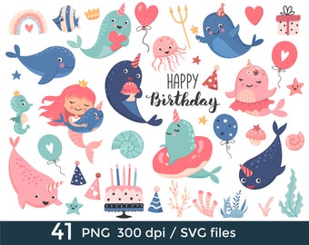 Download Cute Narwhal Svg Etsy