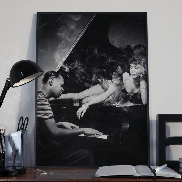 Fotografia vintage Jazz Katherine Dunham degli anni '30 Stampa di qualità museale in bianco e nero
