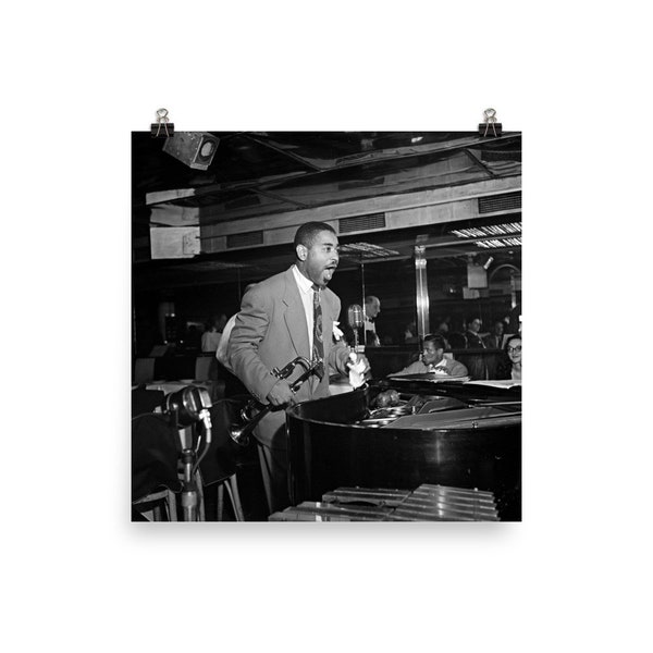 Dizzie Gillepsie New York Jazz Club 1947 Black And White Photo Museum-quality Print