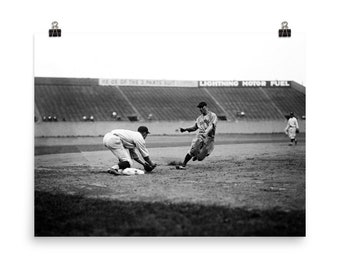 Vintage Photography Baseball Strike St Louis 1914. Black And White Photo Museum-quality Print Draft