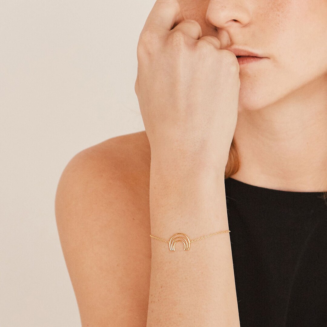 Silver rainbow bracelet Clearance