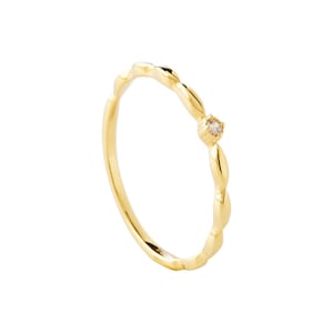 Dainty thin ring, 18k gold plated ring, Delicate ring, Tiny ring, Stackable ring, Minimalist jewelry ring, Dainty Promise Ring, ring For Her