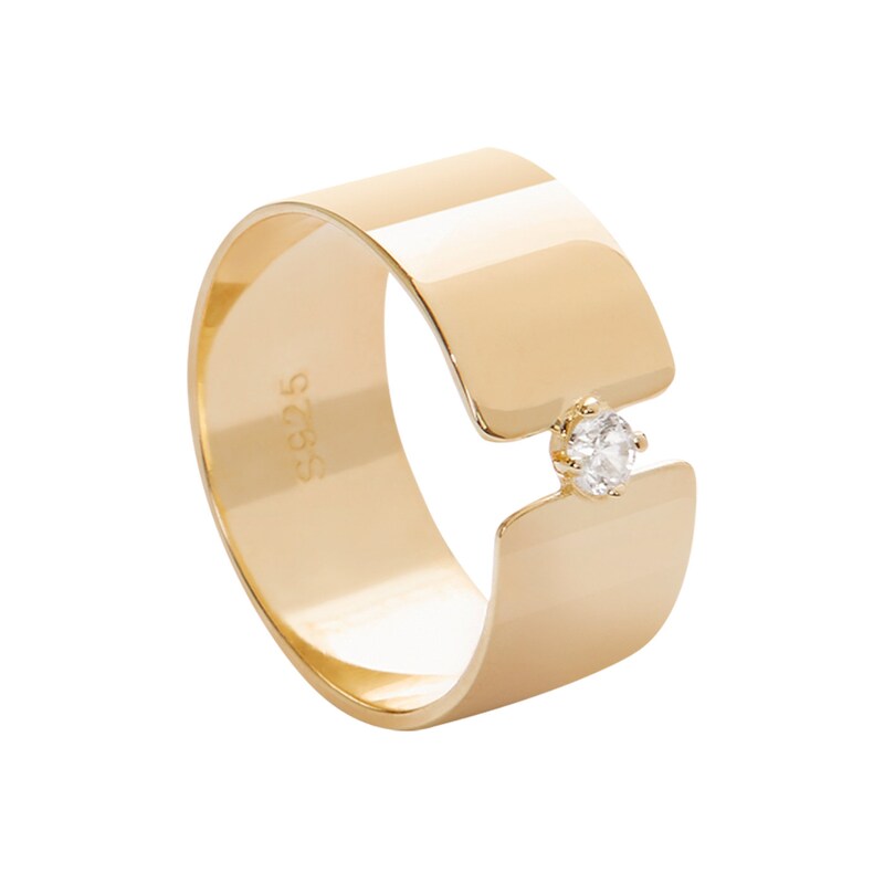 Chunky gold ring Etsy
