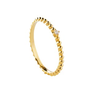 ドットリング、スタックリング、彼女への誕生日プレゼント、記念日のプレゼント、花嫁介添人へのプレゼント、小さなリング、華奢なリング、細いリング、重ね付けゴールドリング