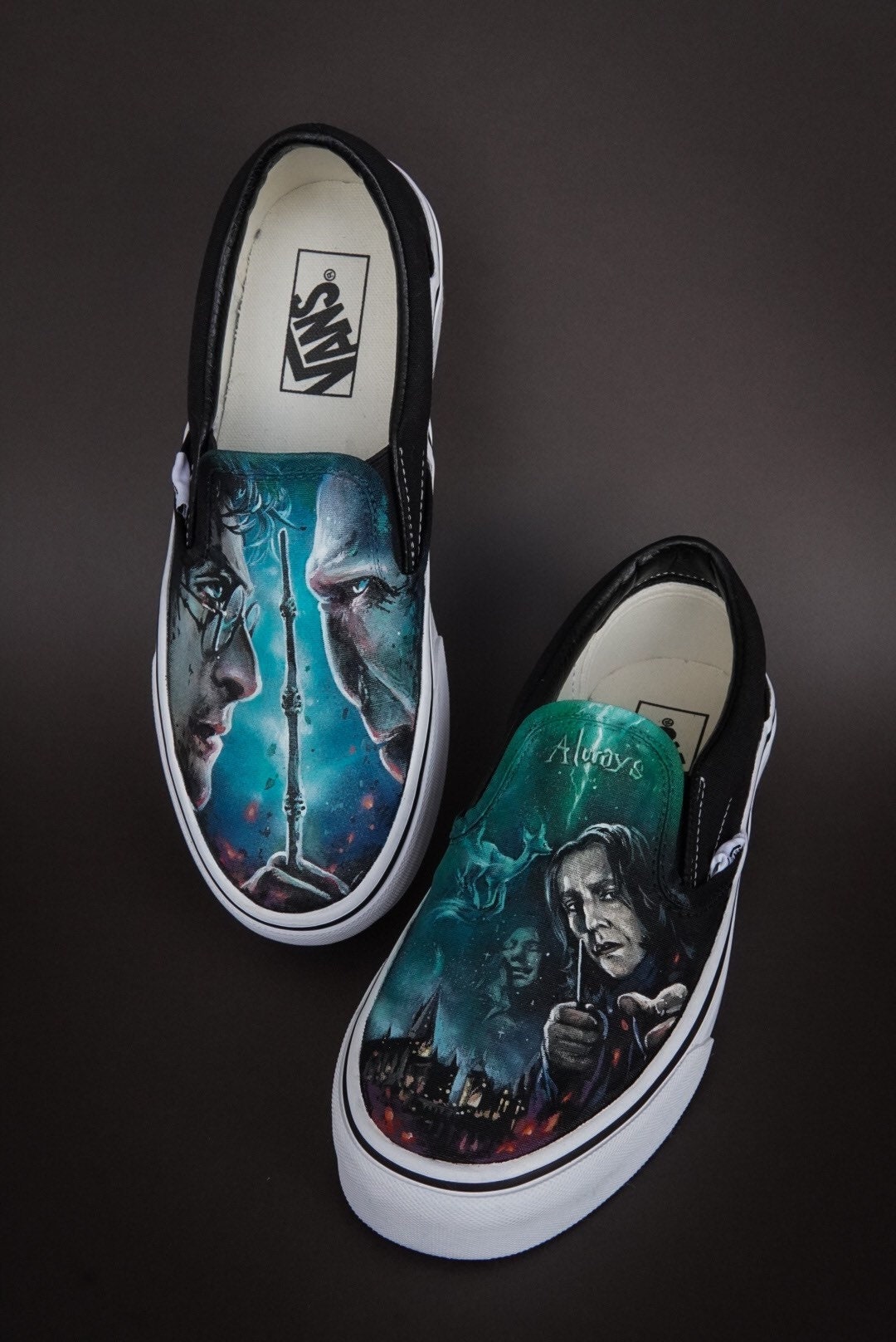 Bodyboarding custom Vans Slip On Sneakers – RAD Shirts Custom Printing