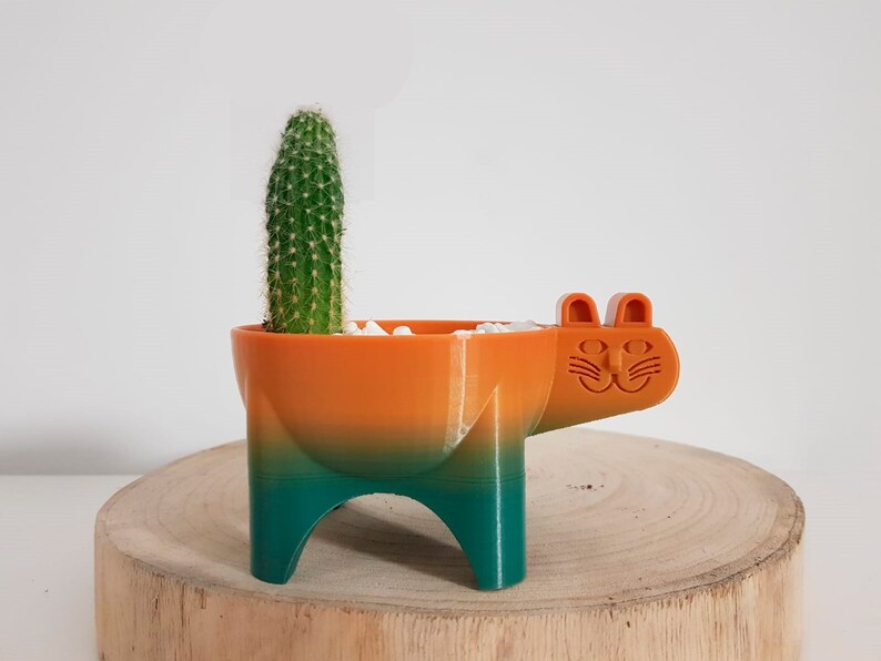 cute resin cactus planter