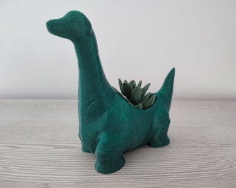 Diplodocus Dinosaur Pot - Fun Decor - Succulent Planter - Original Pot - Indoor or Outdoor Plant - Air Plant