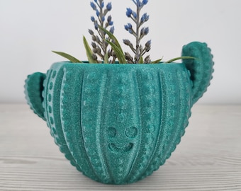 Happy Cactus Pot - Fun Decor - Succulent Planter - Original Pot - Houseplant - Modern - Gift