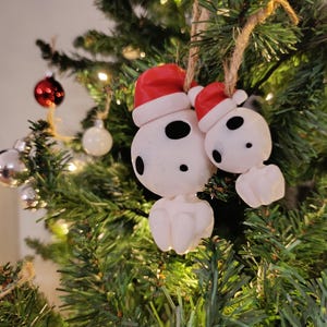 クリスマスオーナメント - コダマキーホルダー - 妖怪 - クリスマスツリー - アニメ - 関節玩具 - サンタクロース - デコレーション - オリジナルギフト - 限定デザイン