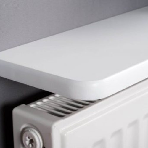 Rounded Radiator Shelf 900x150x18mm White Etsy UK
