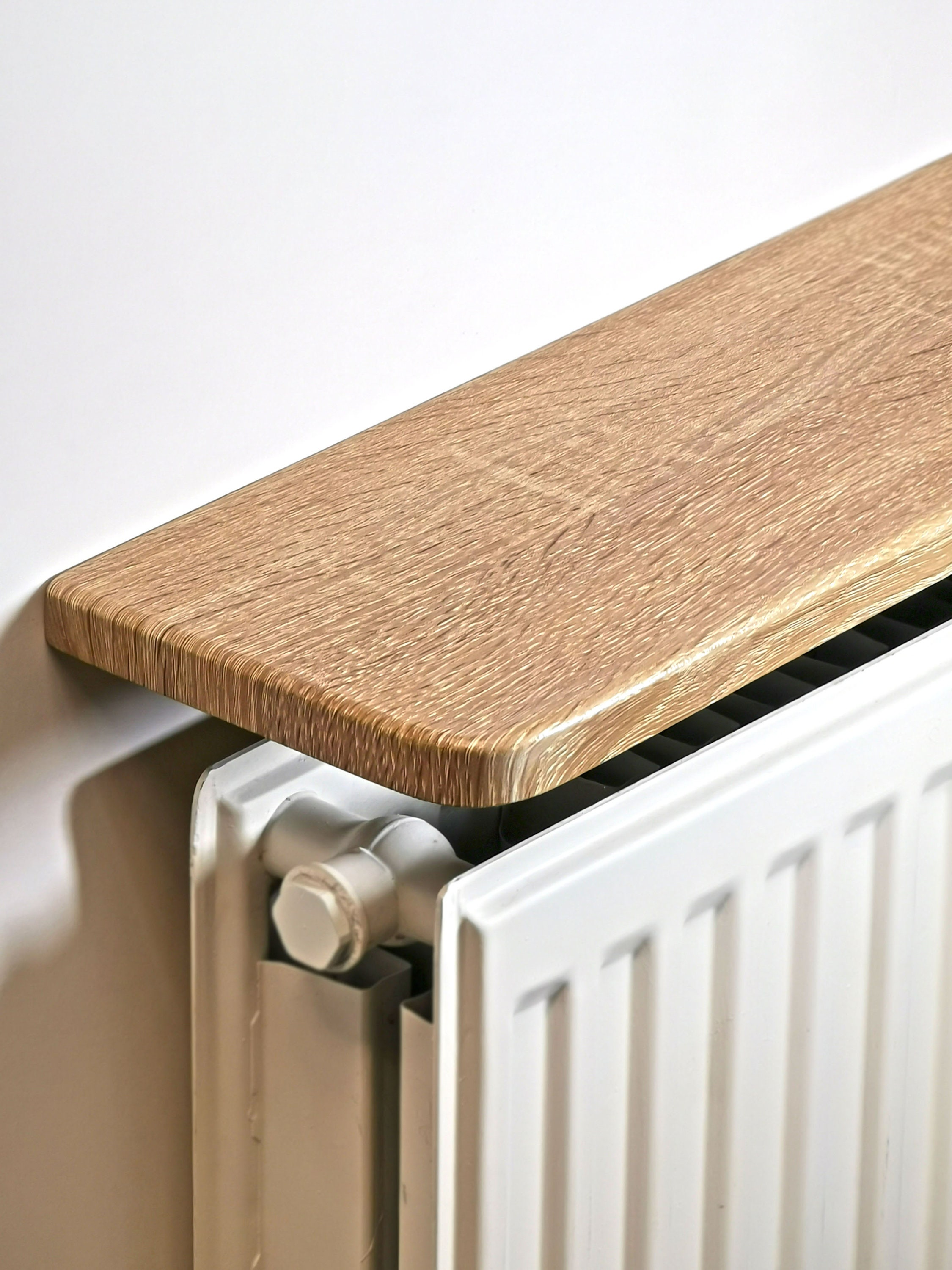 Rounded Radiator Shelf 600x150x18mm light Oak Etsy