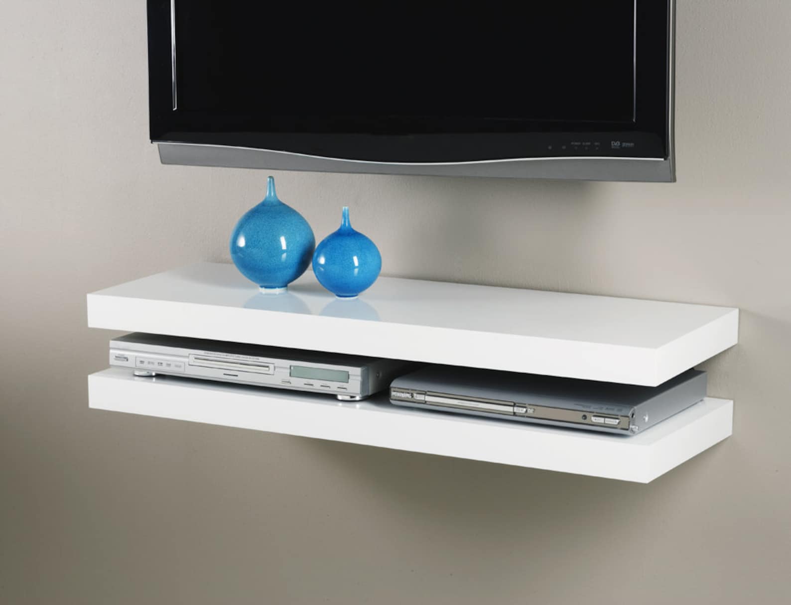 Media Floating Shelf Kit 900x300x50mm Double Deal Etsy
