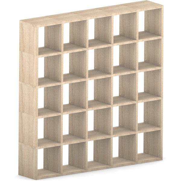 Modular 25 Cube Oak  1808l X 1828h X 328d