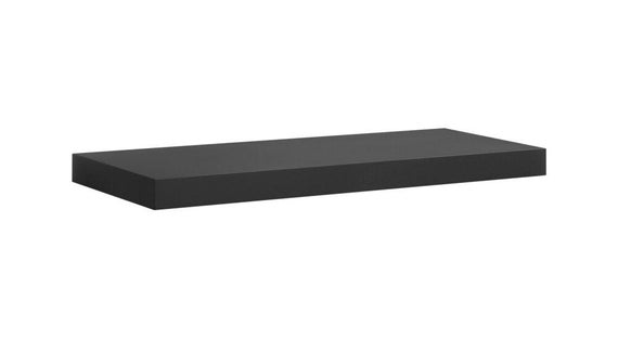 Luna Black Floating Shelf Kit 44.5cm - 180cm