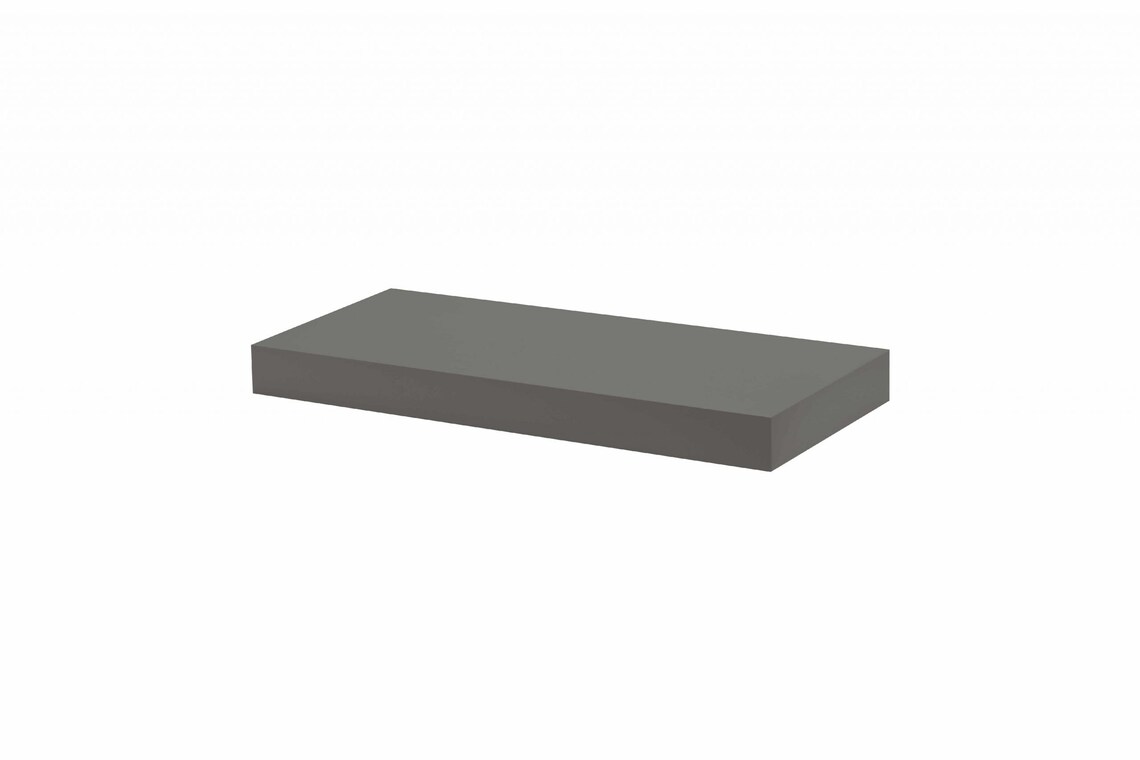 Dark Grey Floating Shelf Kit 570x250x50mm Etsy UK