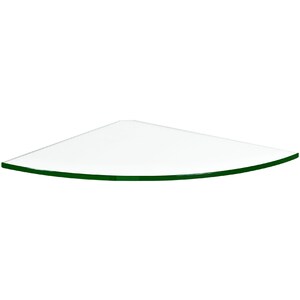 Glass Corner Shelf 300x300x8mm