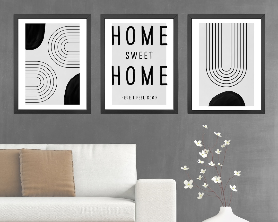 Wandbilder zum ausdrucken Zuhause Wohnzimmer Schlafzimmer - Etsy.de