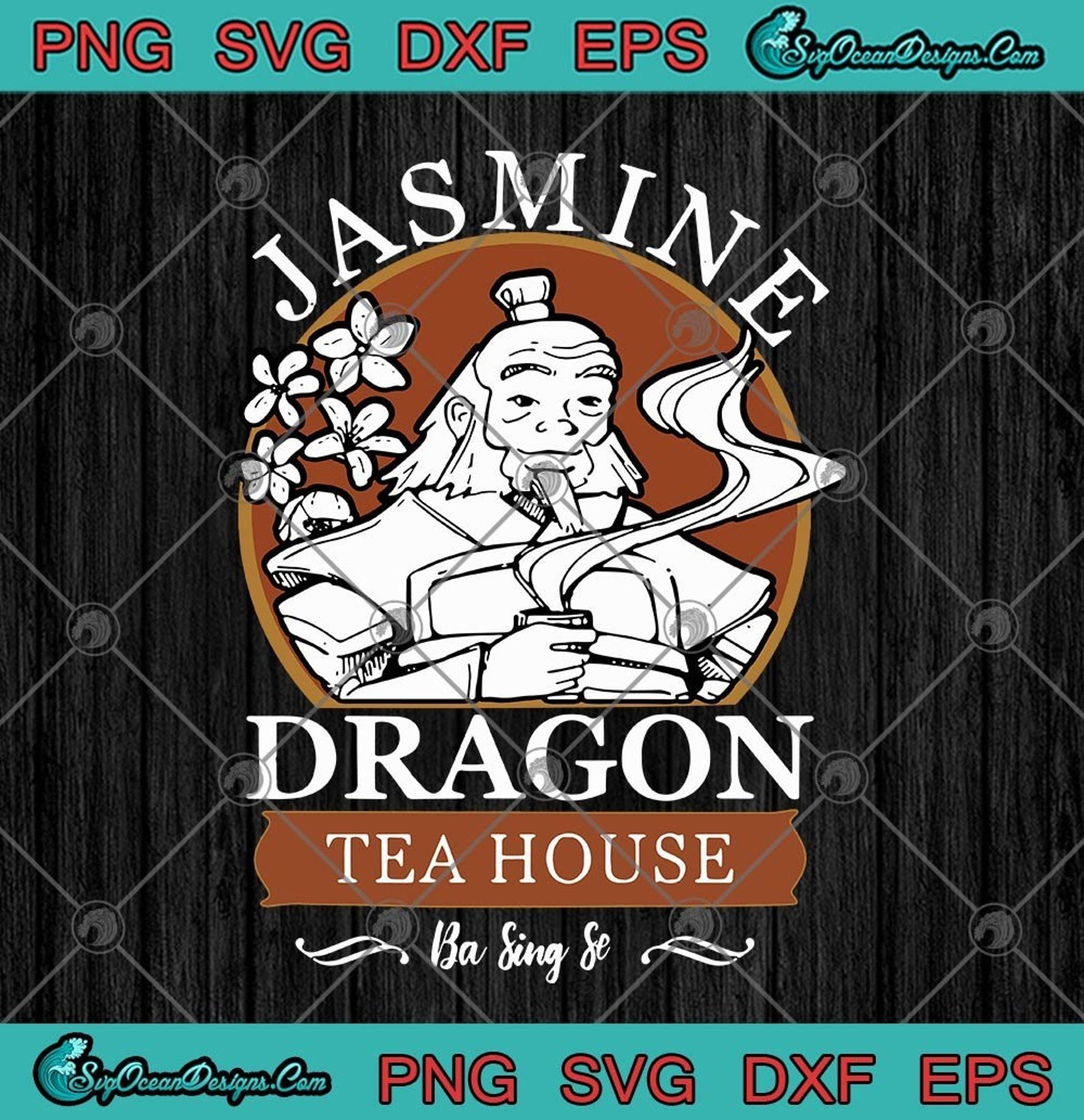 Jasmine Dragon Tea House Ba Sing Se SVG PNG Etsy