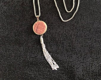 Beautiful Wine Cork Pendant Necklace