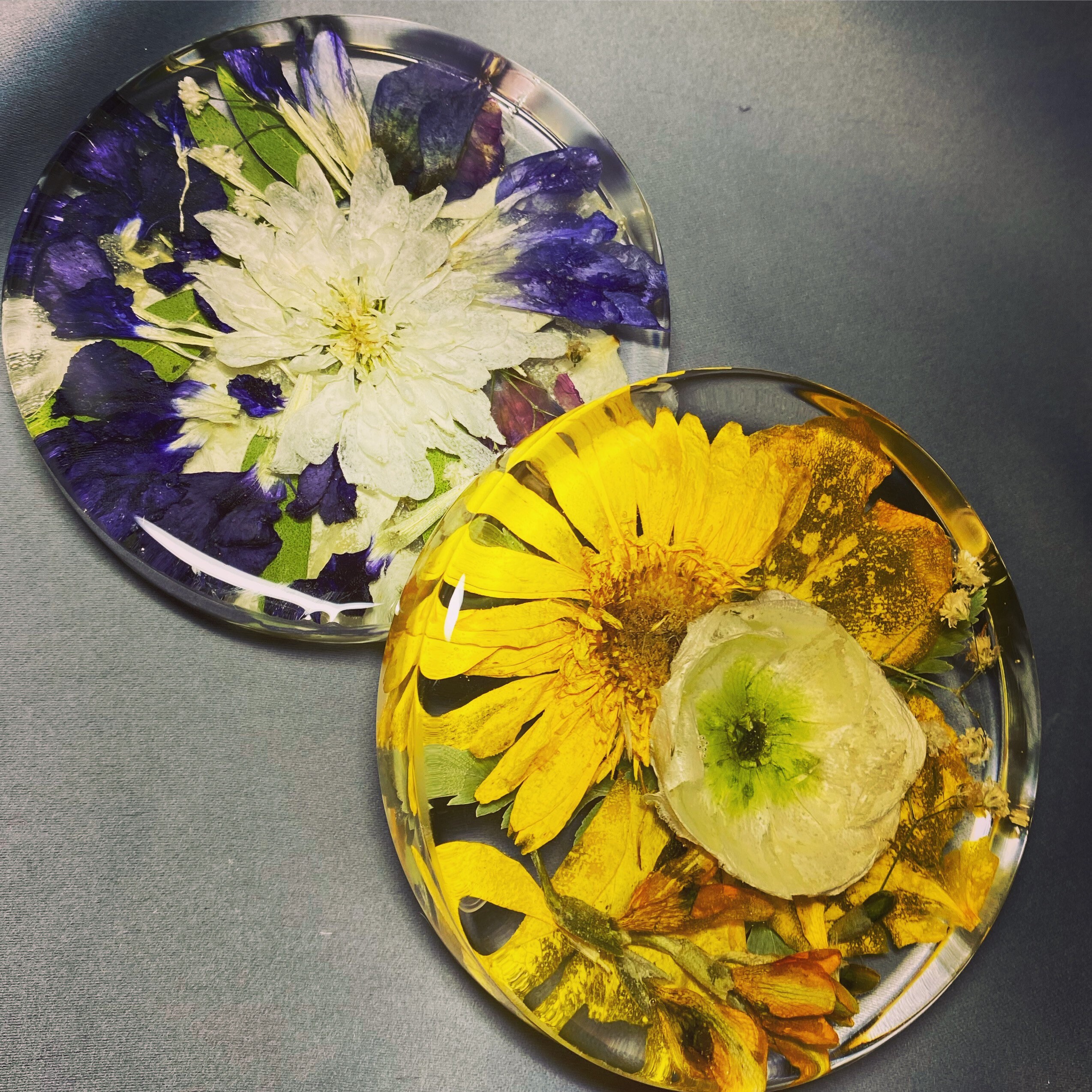 Flower preservation coasters wedding flower preservation Etsy