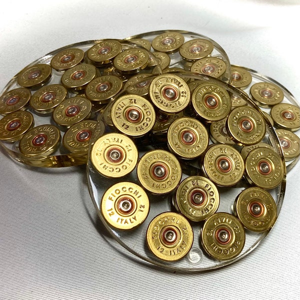 Shot gun shell Coasters, for men, Bareware set, Gift for him, dad gift, Stocking stuffer, Christmas gift, for dad, gift for grandad