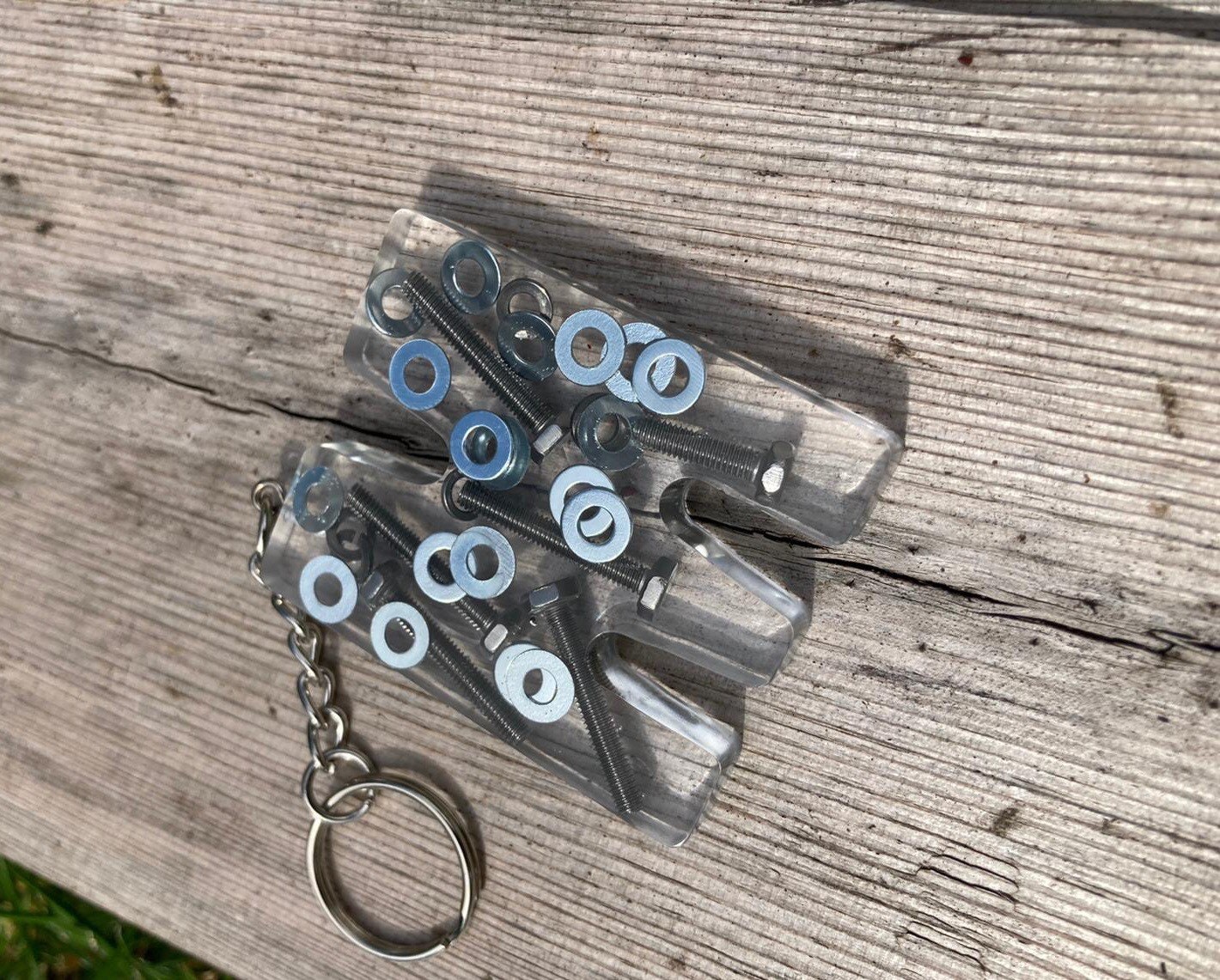 Nut and Bolt Keyring DIY Gift Resin Keyring Dad Gift Gift Etsy Sweden