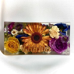 flower preservation, 20x10cm display block, wedding flower preservation, funeral flower preservation, wedding gift, bouquet preservation
