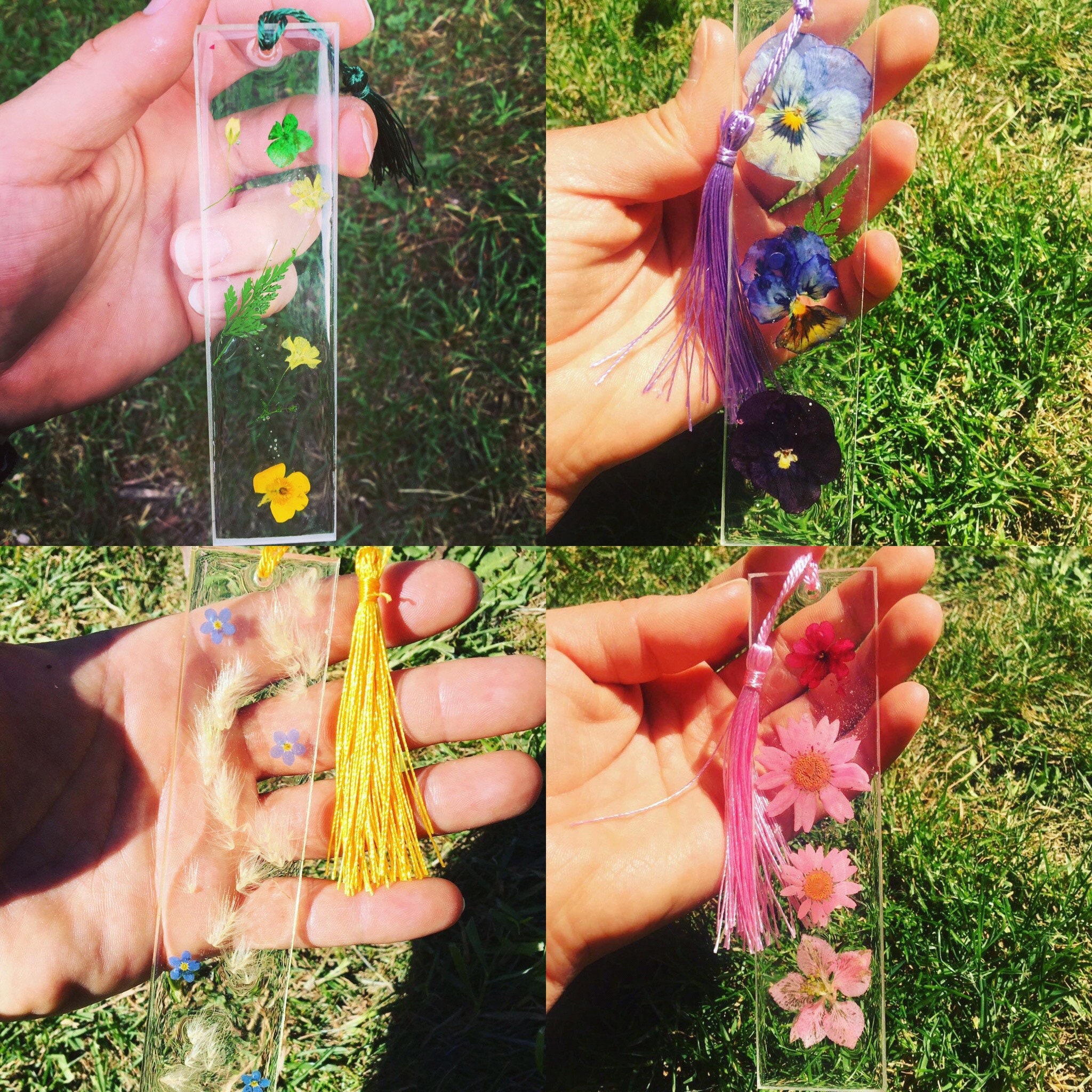 Custom Resin creations bookmark botanical bookmark teacher | Etsy