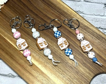 Keychain | Mama's Milk | Silicone beads