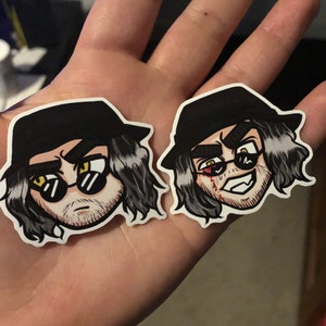 Karl Heisenberg Resident Evil Village 5x5 Gloss Vinyl Stickers