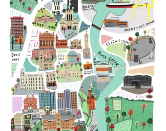 Belfast (centre of) Map