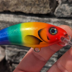 3&quot; (76mm) Wooden Jerkbait/Crankbait Fishing Lure for Pike, Bass and Walley (Price includes Tariffs for US shoppers)