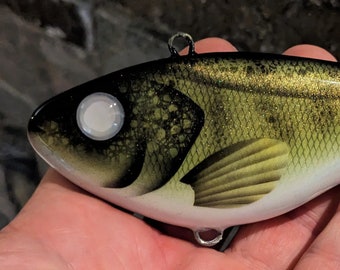 5&quot; Wooden Lipless Fishing Lure for Musky, Pike and Hungry Bass (Price includes Tariffs for US shoppers)