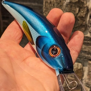 6&quot; (152 mm) Wooden Deep Diving Crankbait Fishing Lure for Musky, Pike and Monster Walley (Price includes Tariffs for US shoppers)