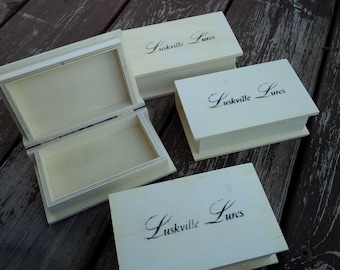 Wooden Gift Box - Small (for lures up to 3.5&quot;)  (Price includes Tariffs for US shoppers)