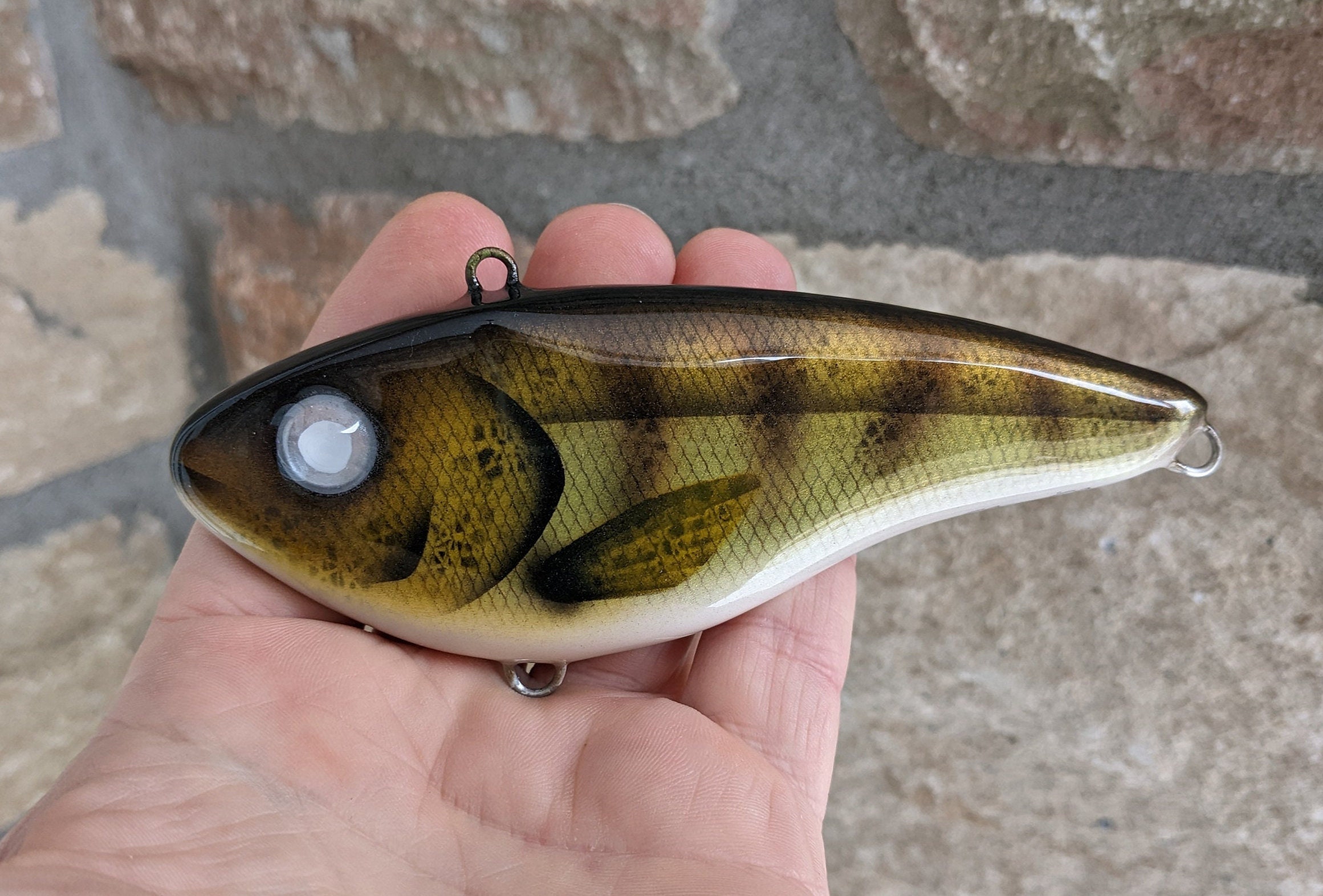 5 Wooden Lipless Fishing Lure for Musky, Pike and Hungry Bass -   Singapore