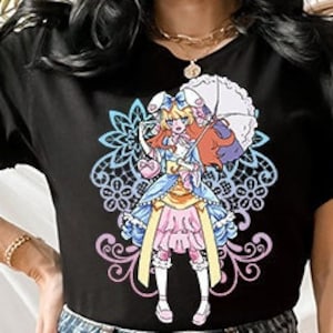 Lolita Bunny Girl Shirt Parasol Victorian Lace Lolitafashion Princess Court Dress Cosplay Anime Lolita Gifts Umbrella Bows Kawaii