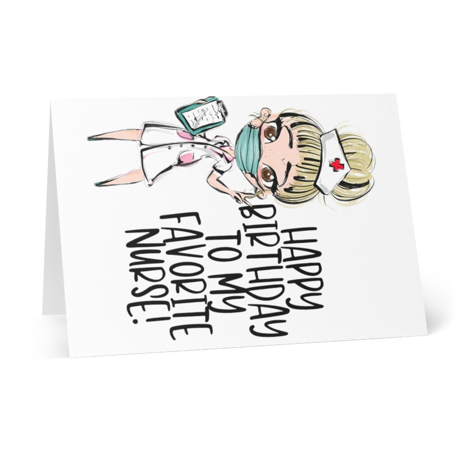 Favorite Nurse Birthday Card Birthday Card Women Nurse - Etsy