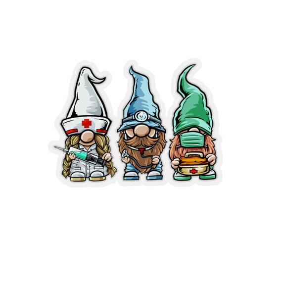 thumbnail image 2 of Cute Doctor & Nurse Gnome Sweatshirt - Adorable Medical Team Gift For Healthcare Workers 2 of 10