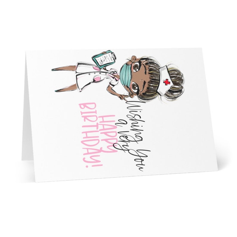 Nurse Birthday Card Birthday Card Women Nurse Birthday - Etsy