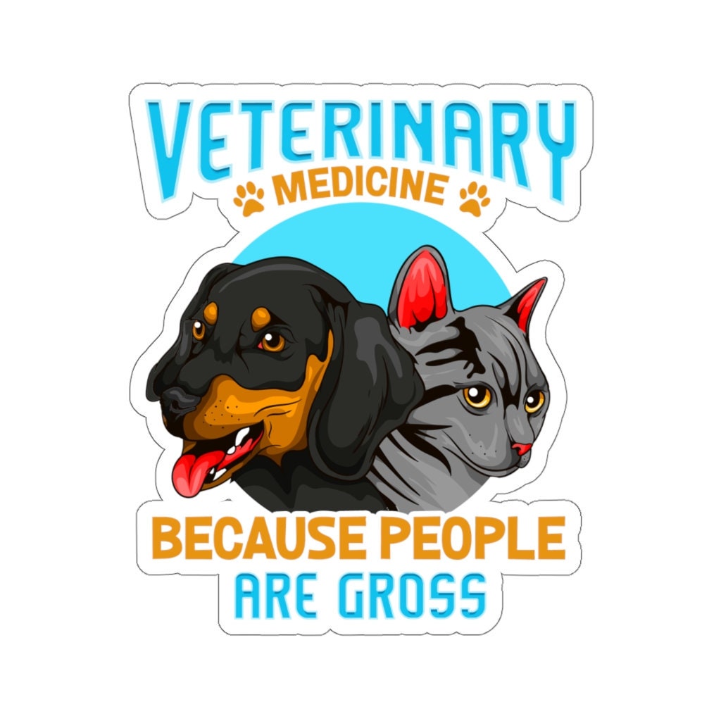Pegatina «Veterinaria Drogas De Elección Cumpleaños De Veterinario» De