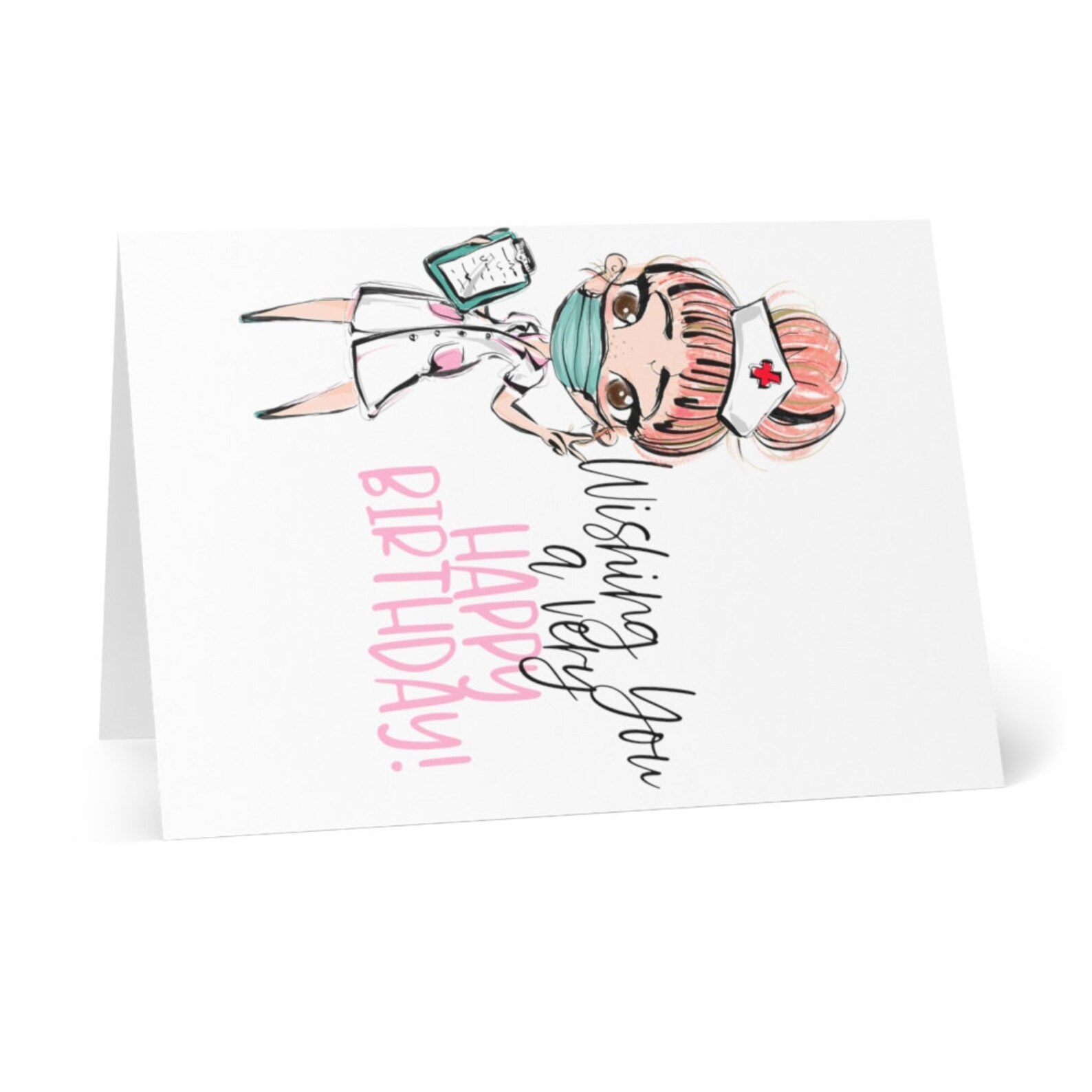 Nurse Birthday Card Birthday Card Women Nurse Birthday | Etsy