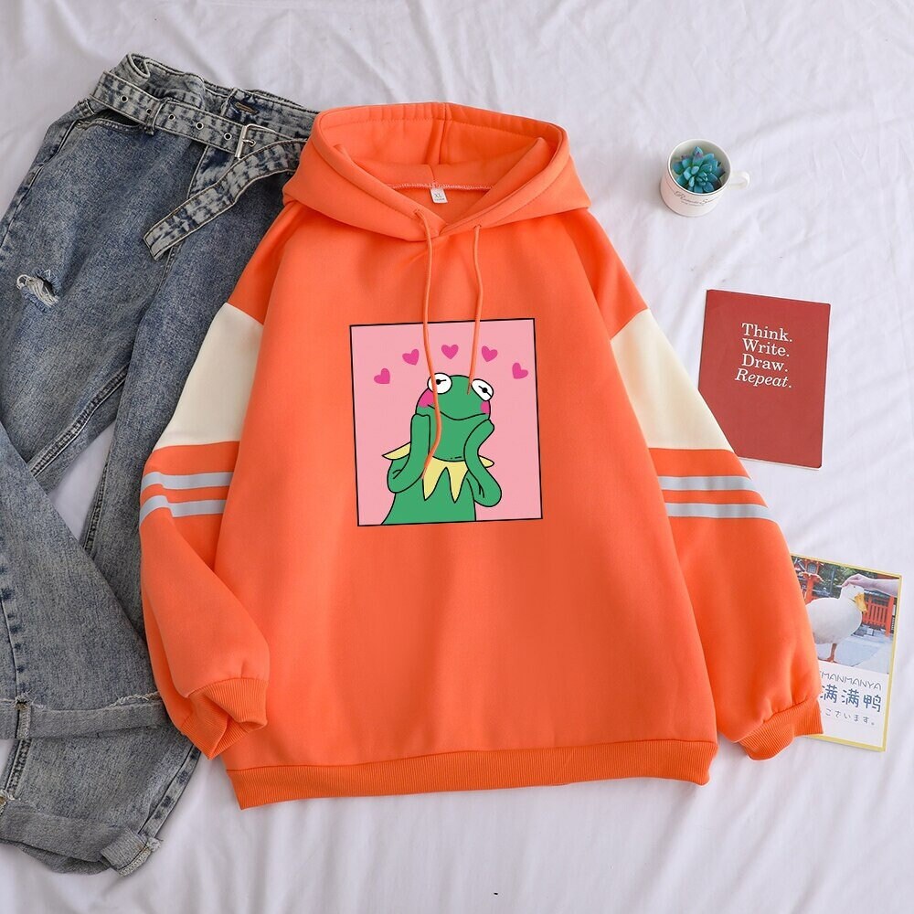 Kermit The Frog Meme Hoodie Print Unisex Hoodies Sweatshirts Etsy