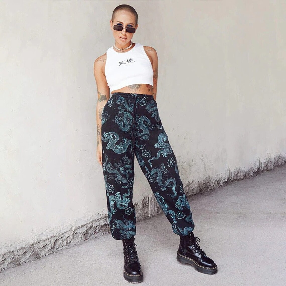 shein dragon sweatpants
