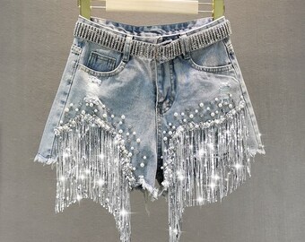 ripped distressed shorts